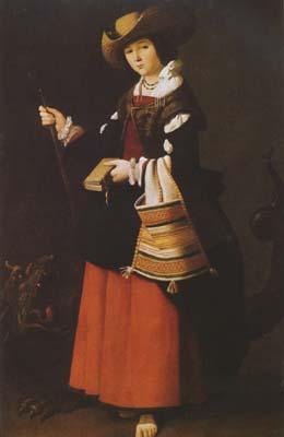Francisco de Zurbaran St Margaret (mk08) oil painting picture